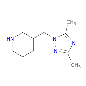 3-[(dimethyl-1H-1,2,4-triazol-1-yl)methyl]piperidine