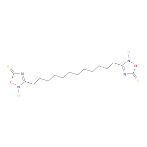 1,2,4-Oxadiazole-5(2H)-thione, 3,3'-(1,12-dodecanediyl)bis-