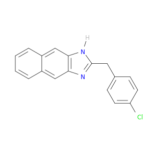 1H-Naphth[2,3-d]imidazole, 2-[(4-chlorophenyl)methyl]-