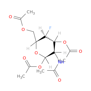 a-D-Glucopyranose,2-(acetylamino)-2,4-dideoxy-4-fluoro-, 1,3,6-triacetate