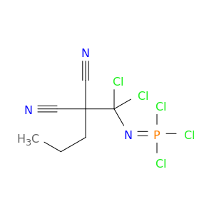 Phosphorimidic trichloride, (1,1-dichloro-2,2-dicyanopentyl)-