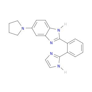 1H-Benzimidazole, 2-[2-(1H-imidazol-2-yl)phenyl]-5-(1-pyrrolidinyl)-