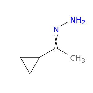 Ethanone, 1-cyclopropyl-, hydrazone