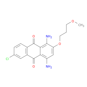 9,10-Anthracenedione, 1,4-diamino-6-chloro-2-(3-methoxypropoxy)-