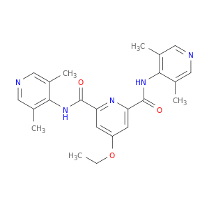 2,6-Pyridinedicarboxamide, N,N'-bis(3,5-dimethyl-4-pyridinyl)-4-ethoxy-