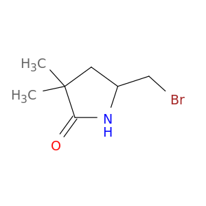 5-(bromomethyl)-3,3-dimethylpyrrolidin-2-one