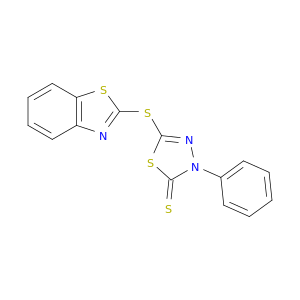 5-(2-苯并噻唑烷硫基)-3-苯基-1,3,4-噻二唑-2(3H)-硫酮