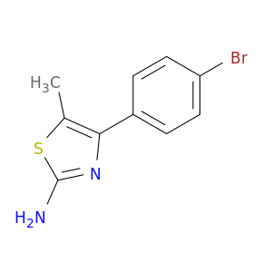 2-氨基-4-(4-溴苯)-5-甲基噻唑