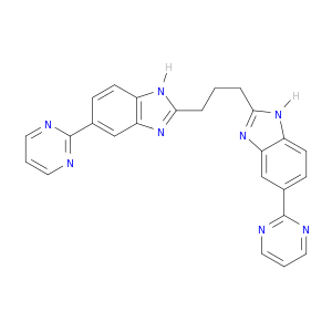 1H-Benzimidazole, 2,2'-(1,3-propanediyl)bis[5-(2-pyrimidinyl)-