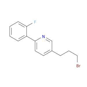 Pyridine, 5-(3-bromopropyl)-2-(2-fluorophenyl)-