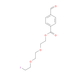 Benzoic acid, 4-formyl-, 2-[2-(2-iodoethoxy)ethoxy]ethyl ester