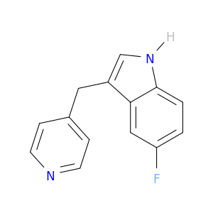 1H-Indole, 5-fluoro-3-(4-pyridinylmethyl)-