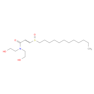 2-Propenamide, 3-(dodecylsulfinyl)-N,N-bis(2-hydroxyethyl)-