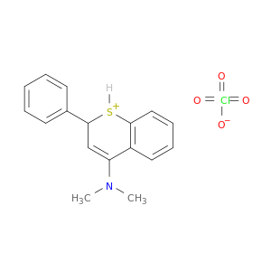 1-Benzothiopyrylium, 4-(dimethylamino)-2-phenyl-, perchlorate
