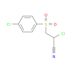 Propanenitrile,2-chloro-3-[(4-chlorophenyl)sulfonyl]-