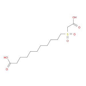 11-[(carboxymethyl)sulfonyl]undecanoic acid