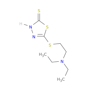 1,3,4-Thiadiazole-2(3H)-thione, 5-[[2-(diethylamino)ethyl]thio]-