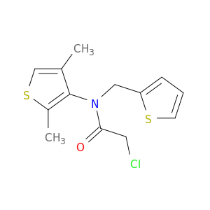 Acetamide, 2-chloro-N-(2,4-dimethyl-3-thienyl)-N-(2-thienylmethyl)-