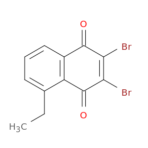 1,4-Naphthalenedione, 2,3-dibromo-5-ethyl-