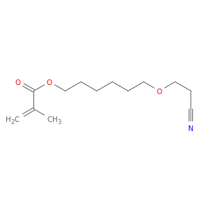 2-Propenoic acid, 2-methyl-, 6-(2-cyanoethoxy)hexyl ester