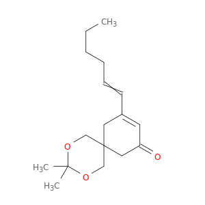 2,4-Dioxaspiro[5.5]undec-9-en-8-one, 10-(1-hexenyl)-3,3-dimethyl-