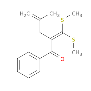 4-Penten-1-one, 2-[bis(methylthio)methylene]-4-methyl-1-phenyl-