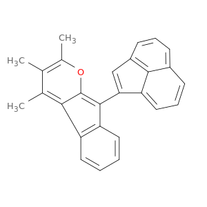 Indeno[2,1-b]pyran, 9-(1-acenaphthylenyl)-2,3,4-trimethyl-