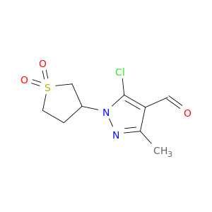 5-Chloro-1-(1,1-dioxidotetrahydrothiophen-3-yl)-3-methyl-1H-pyrazole-4-carbaldehyde