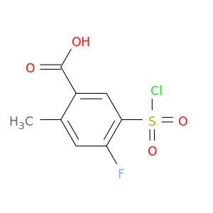 5-(Chlorosulfonyl)-4-fluoro-2-methylbenzoic Acid