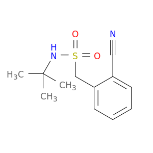 N-tert-Butyl-1-(2-cyanophenyl)methanesulfonamide