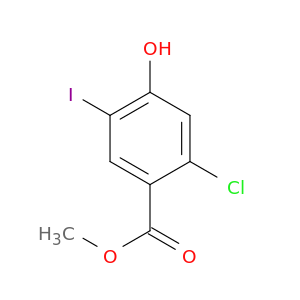 2-氯-4-羟基-5-碘苯甲酸甲酯