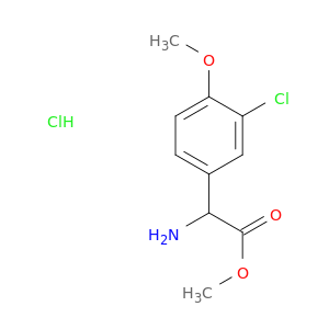 Methyl 2-Amino-2-(3-chloro-4-methoxyphenyl)acetate Hydrochloride