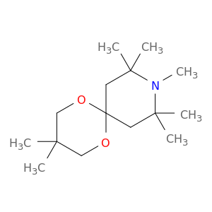 1,5-Dioxa-9-azaspiro[5.5]undecane, 3,3,8,8,9,10,10-heptamethyl-