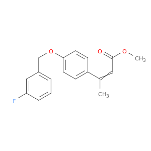 2-Butenoic acid, 3-[4-[(3-fluorophenyl)methoxy]phenyl]-, methyl ester