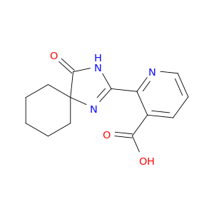 3-Pyridinecarboxylic acid, 2-(4-oxo-1,3-diazaspiro[4.5]dec-1-en-2-yl)-