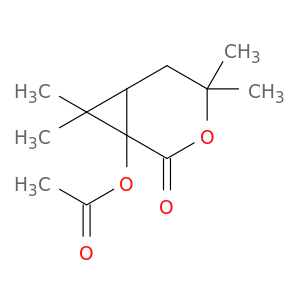 3-Oxabicyclo[4.1.0]heptan-2-one, 1-(acetyloxy)-4,4,7,7-tetramethyl-