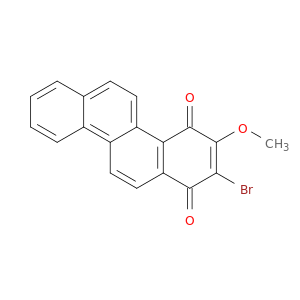 1,4-Chrysenedione, 2-bromo-3-methoxy-
