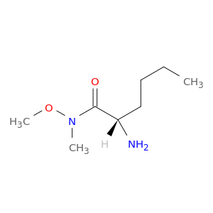 Hexanamide, 2-amino-N-methoxy-N-methyl-, (2S)-