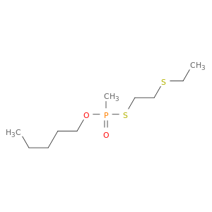 Phosphonothioic acid, methyl-, S-[2-(ethylthio)ethyl] O-pentyl ester