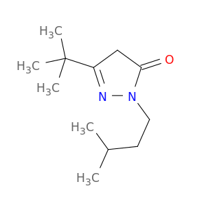 5-(1,1-二甲基乙基)-2,4-二氢-2-(3-甲基丁基)-3H-吡唑-3-一