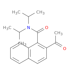 1-Naphthalenecarboxamide, 2-acetyl-N,N-bis(1-methylethyl)-