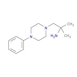 2-Methyl-1-(4-phenylpiperazin-1-yl)propan-2-amine