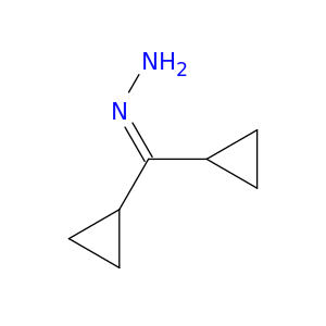 Methanone, dicyclopropyl-, hydrazone