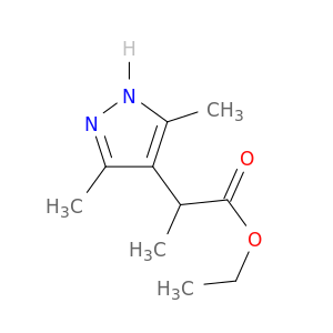ethyl 2-(3,5-dimethyl-1H-pyrazol-4-yl)propanoate
