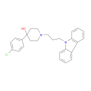 4-Piperidinol, 1-[3-(9H-carbazol-9-yl)propyl]-4-(4-chlorophenyl)-