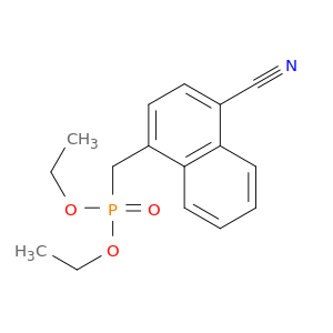 Phosphonic acid, [(4-cyano-1-naphthalenyl)methyl]-, diethyl ester