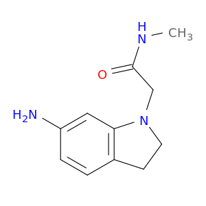2-(6-Amino-2,3-dihydro-1H-indol-1-yl)-N-methylacetamide