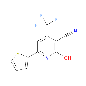 3-Pyridinecarbonitrile,1,2-dihydro-2-oxo-6-(2-thienyl)-4-(trifluoromethyl)-