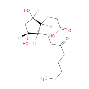 环戊烷丙酸,3,5-二羟基-2-(3-氧辛基)-,[1R-(1α,2β,3α,5β)]-