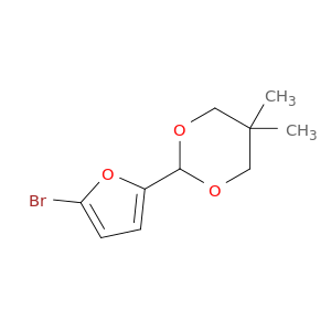 1,3-Dioxane, 2-(5-bromo-2-furanyl)-5,5-dimethyl-